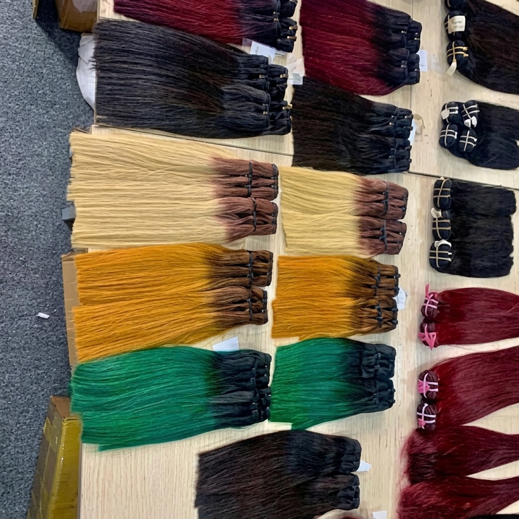 Vietnamese human hair weave colors