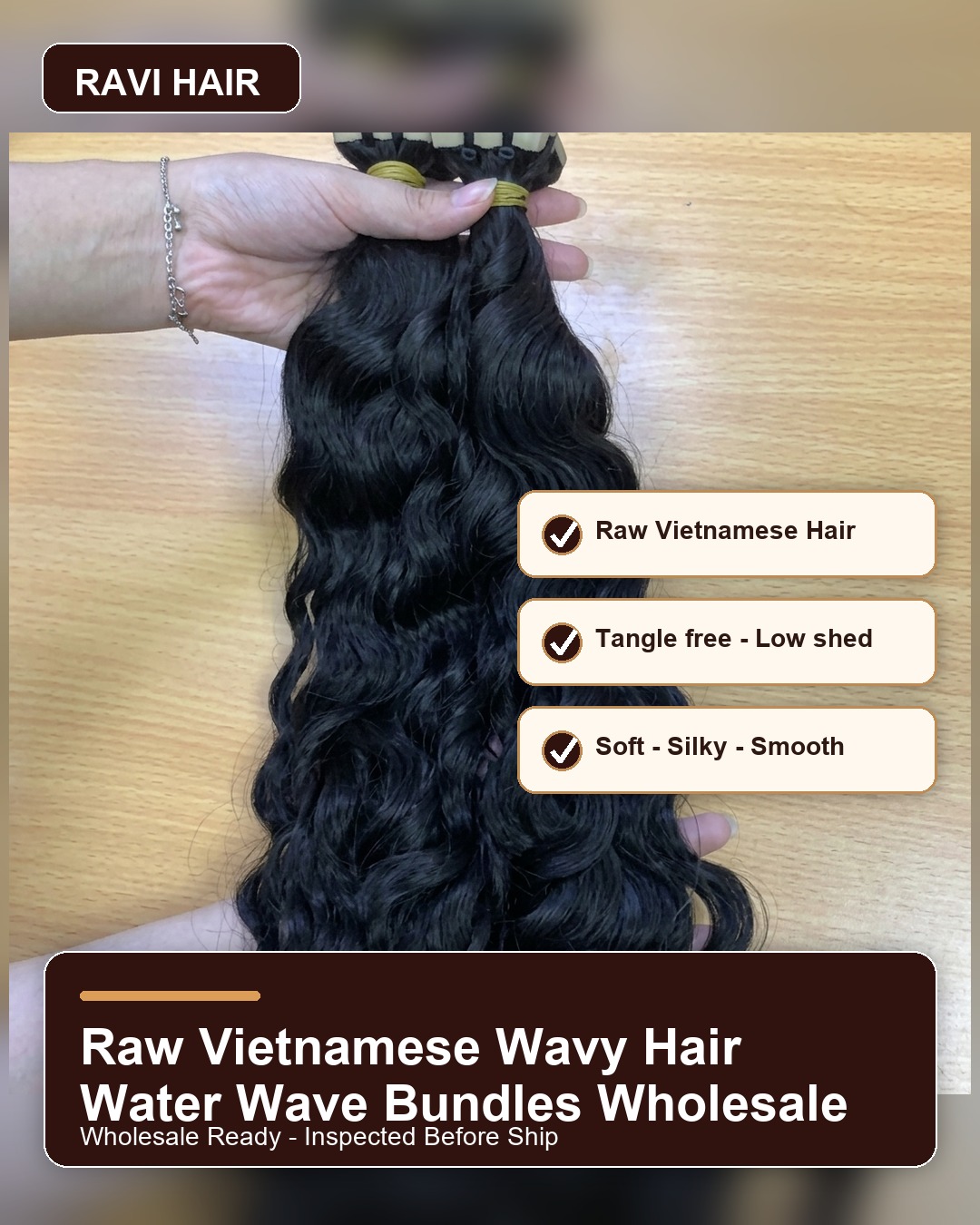 Top 10 raw Vietnamese wavy hair picks to boost your sales