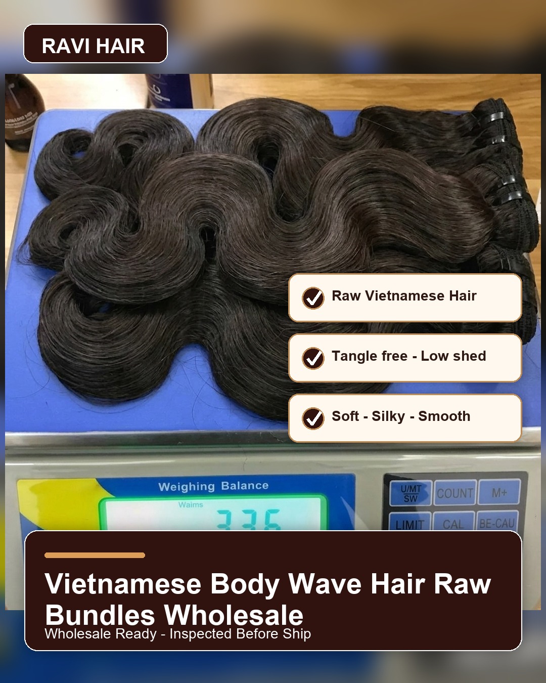 Vietnamese Body Wave Hair Raw Bundles Wholesale