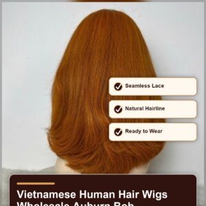 Vietnamese human hair wigs wholesale auburn bob benefit banner