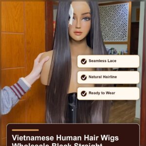 Vietnamese human hair wigs wholesale black straight benefit banner