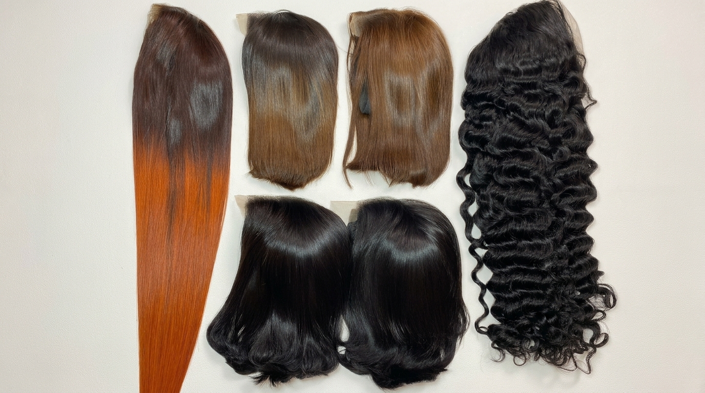 Curly raw Vietnamese hair bundles matched with a frontal