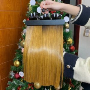 Raw Vietnamese straight hair blonde bundle wholesale