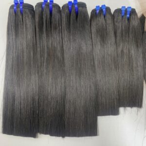 Raw Vietnamese straight hair grey bundles wholesale