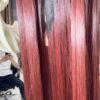 Raw Vietnamese straight hair red black ombre bundles wholesale