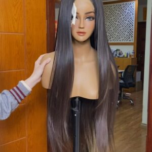 Vietnamese human hair wigs wholesale black straight