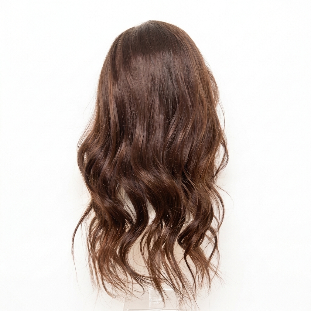 Vietnamese human hair wigs wholesale brown wavy