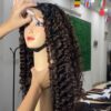Vietnamese human hair wigs wholesale kinky curly lace front