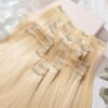 Blonde Human Hair Extensions Clip In - Vietnamese hair
