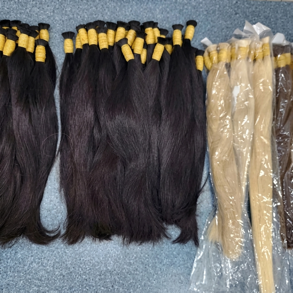 Wholesale human bulk hair extensions - Ravi Hair Factory - 2