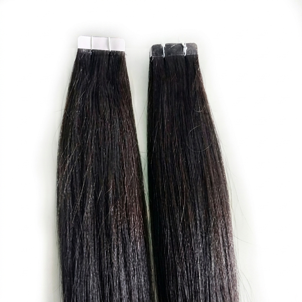 High quality human raw tape in hair extensions