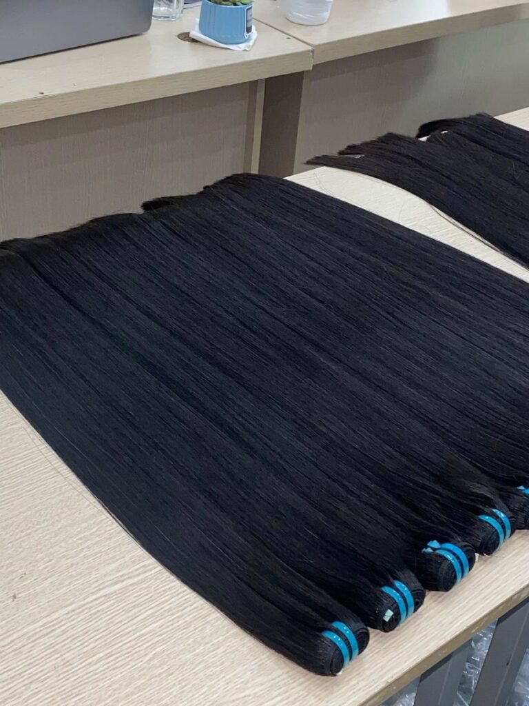 Vietnamese straight human hair product example