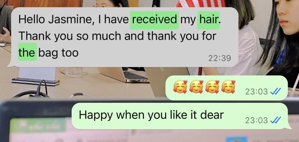 Vietnamese hair review by Ravi Hair Factory 6