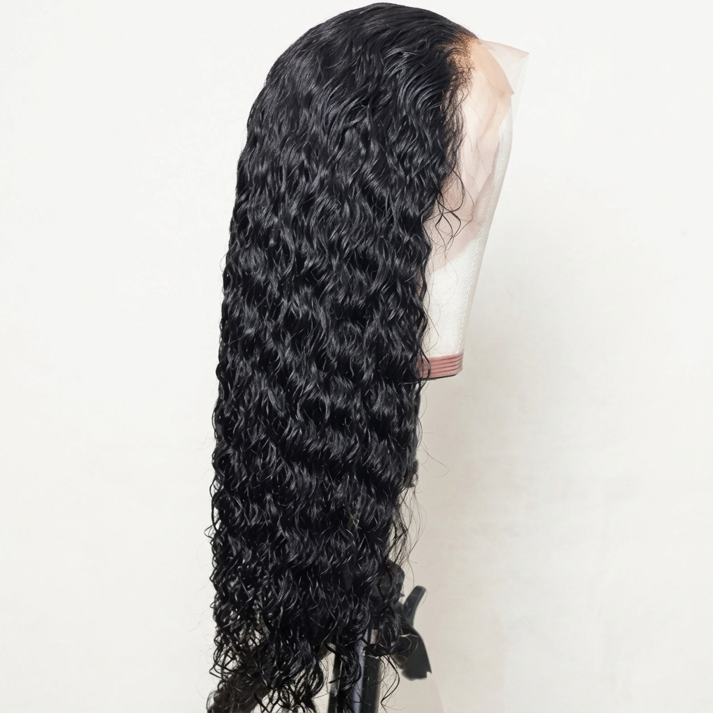Vietnamese 13x4 HD lace frontal wig showing lace construction