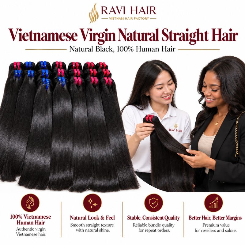 Vietnamese Virgin Natural Straight Hair