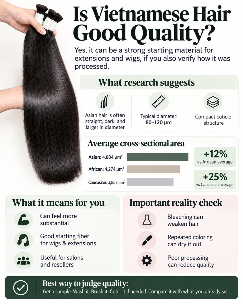 Is Vietnamese hair good quality? 5 real tests before you buy