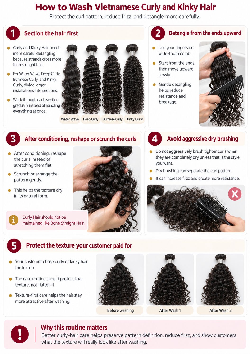 vietnamese curly hair washing