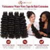 Vietnamese-water-wave-tape-in hair-extension-4